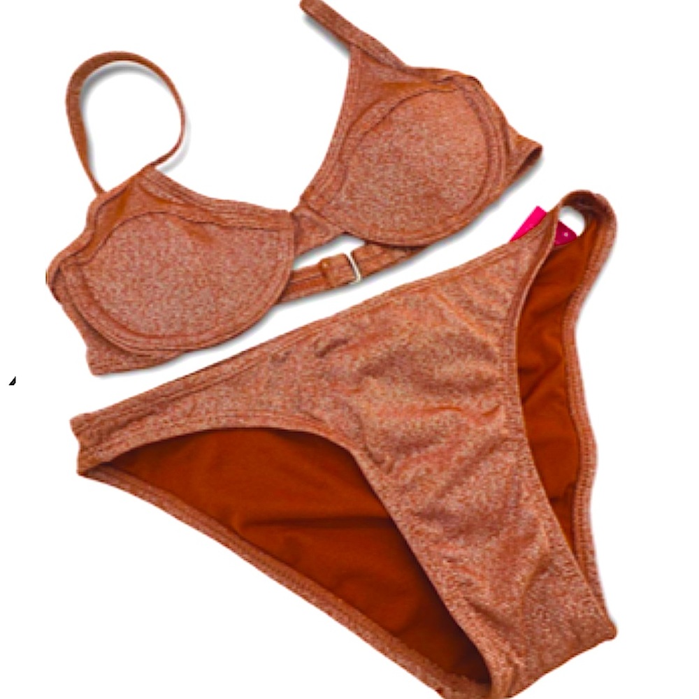 Metallic Bikini Set from Xhiliration
